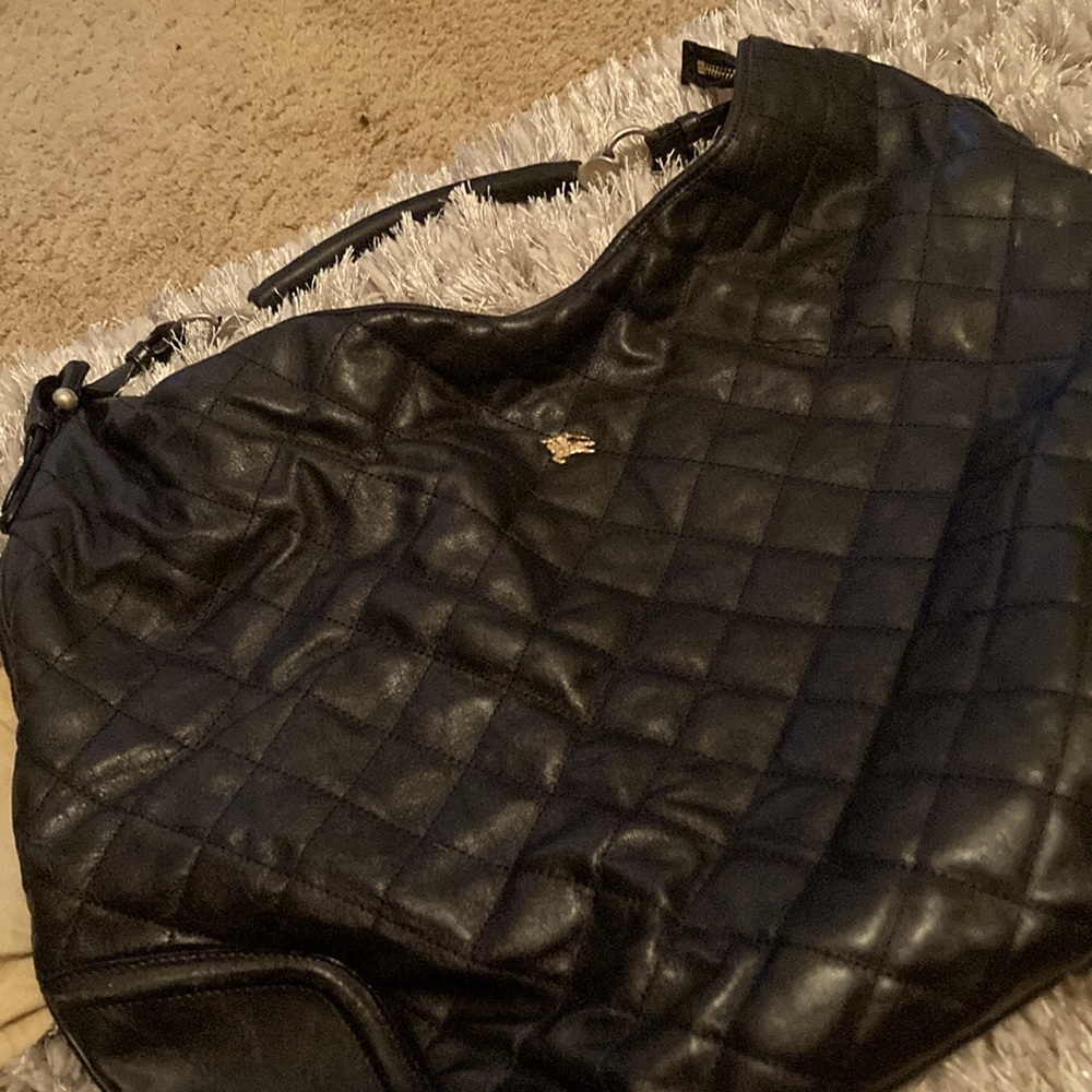 Vintage Large Quilt Hobo from Burberry